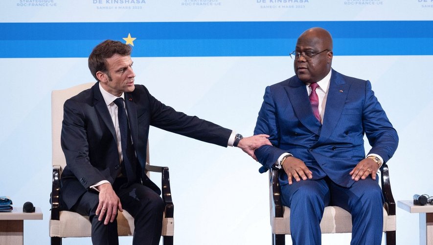 Macron à Kinshasa, mars 2023